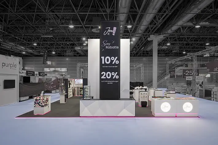 Messestand Jezz it! auf der Beauty Düsseldorf